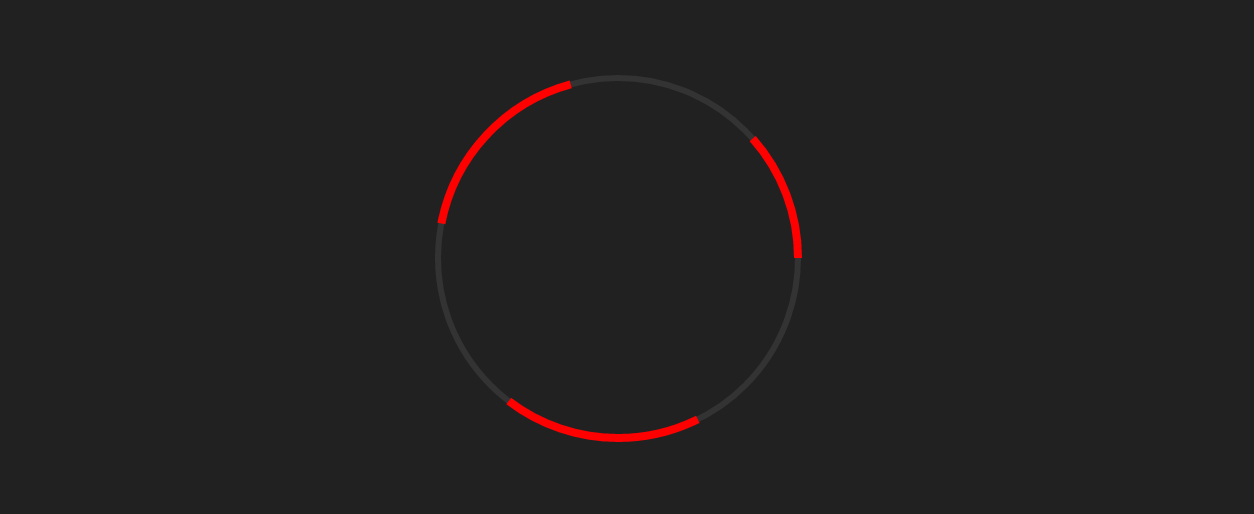 SVG progress circle build